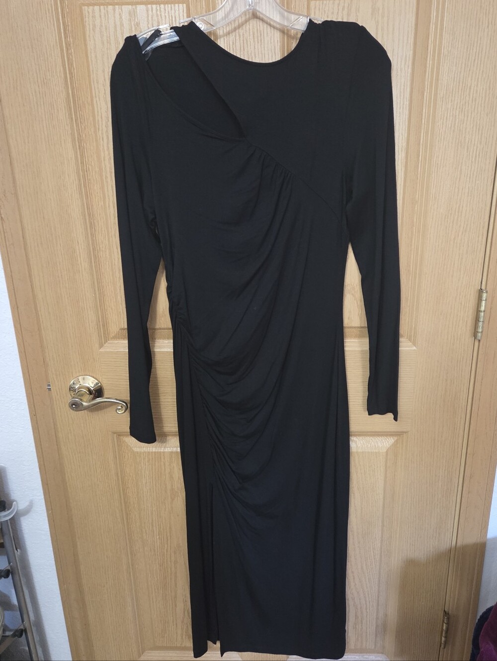 Long-Sleeve Maxi Dress